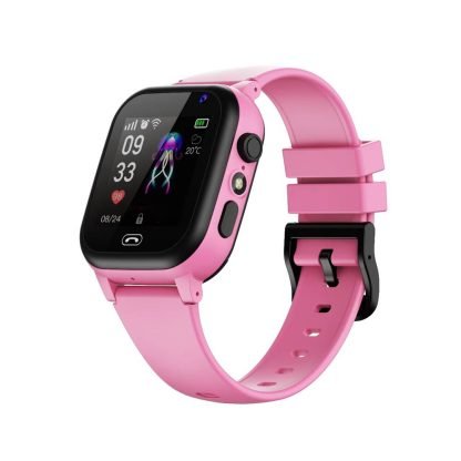 SIM Supported Kids Smart Watch (Smart2023 C005) – Pink Color